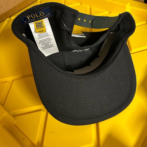 POLO RALPH LAUREN Cap Hat BLACK New - Picture 4 of 4